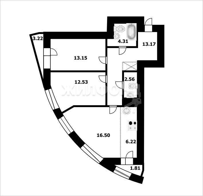 Продажа квартиры, Новосибирск, ул. Сибревкома - Фото 36