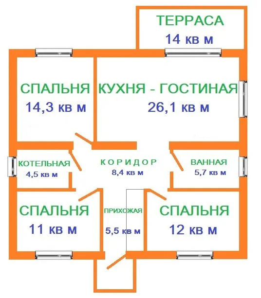 Продажа дома, Бобровский, Сысертский район, ул Просторная - Фото 1