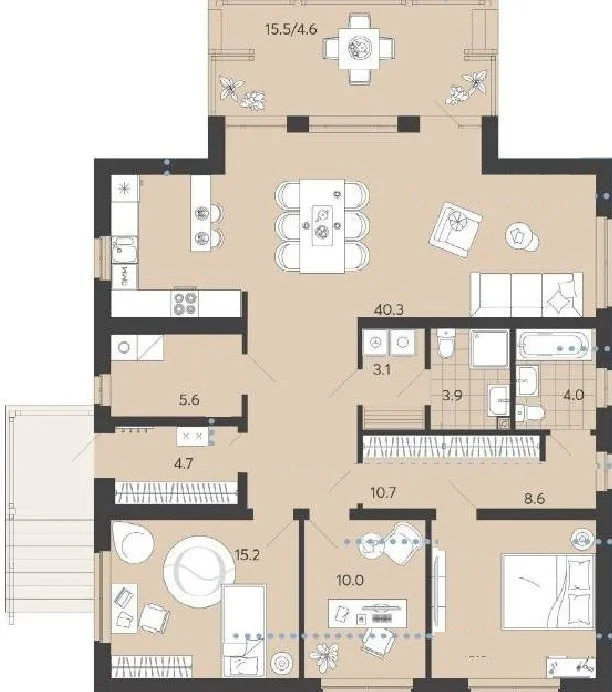 Продается дом, 134.9 м - Фото 3
