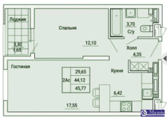 Продажа квартиры, Батайск, ул. Энгельса улица - Фото 2