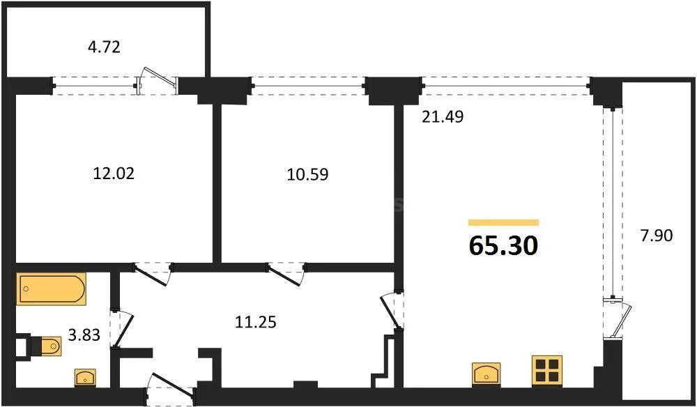 Продажа квартиры в новостройке, Севастополь, ул. Парковая - Фото 1