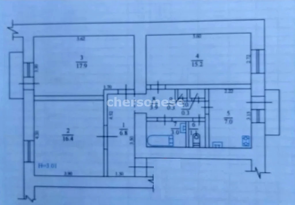 Продажа квартиры, Севастополь, ул. Патриса Лумумбы - Фото 9