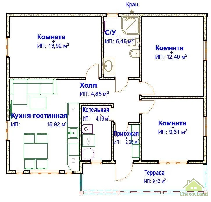 Дом 92 м на участке 6 соток - Фото 11