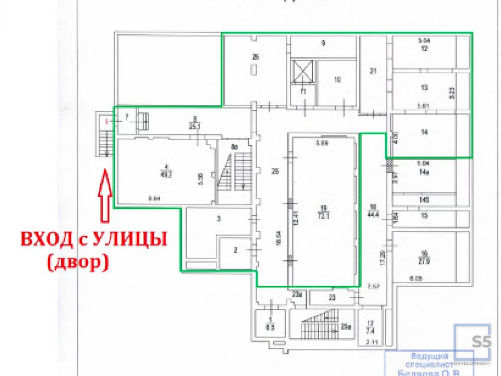 Аренда ПСН, м. Добрынинская, Люсиновская 41с1 - Фото 8