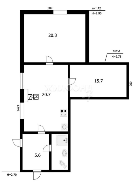 Продажа дома, Новосибирск, ул. Порт-Артурская - Фото 10