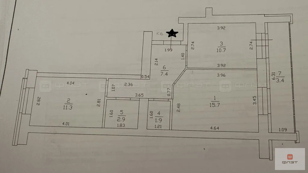 Продажа квартиры, Казань, ул. Николая Ершова - Фото 20