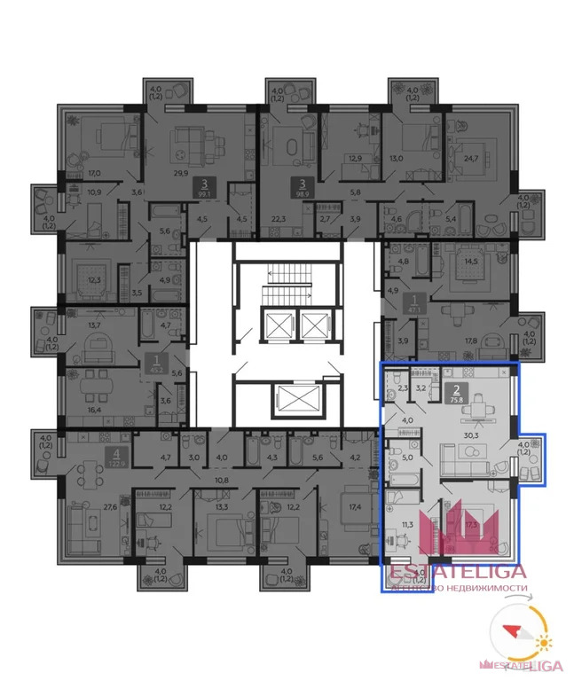 Продажа квартиры, набережная Марка Шагала - Фото 7