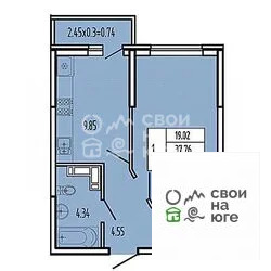 Продажа квартиры, Краснодар, Командорская ул. - Фото 16