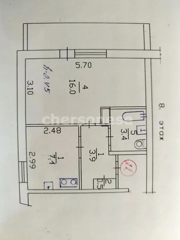 Продажа квартиры, Севастополь, ул. Маршала Геловани - Фото 13