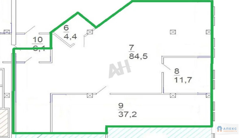Аренда офиса 141 м2 м. Красный Балтиец (МЦД) в бизнес-центре класса В ... - Фото 3