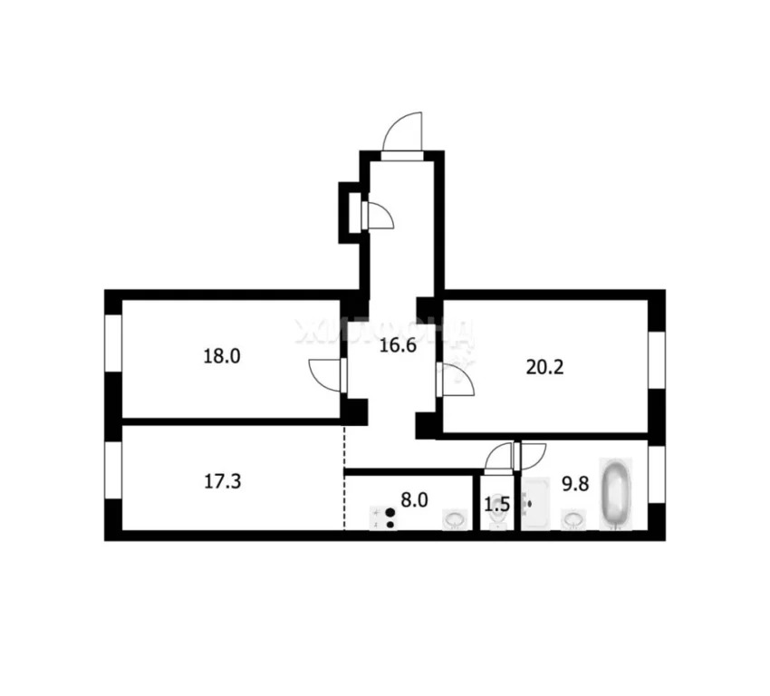 Продажа квартиры, Новосибирск, ул. Советская - Фото 36