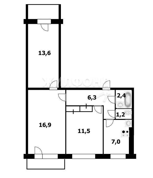 Продажа квартиры, Новосибирск, ул. Учительская - Фото 0