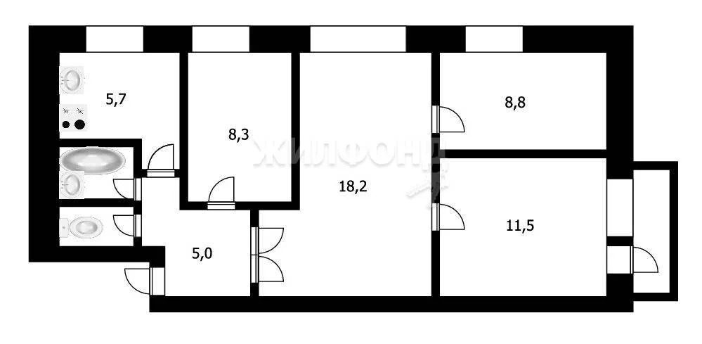 Продажа квартиры, Новосибирск, ул. Софийская - Фото 22