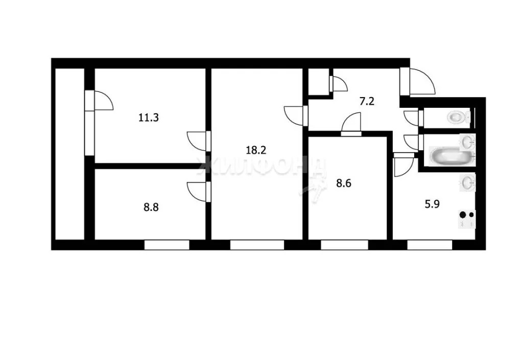 Продажа квартиры, Новосибирск, ул. Линейная - Фото 15