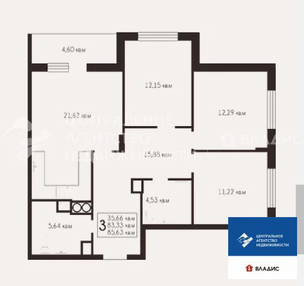 Продажа квартиры, Рязань, микрорайон Октябрьский городок - Фото 1