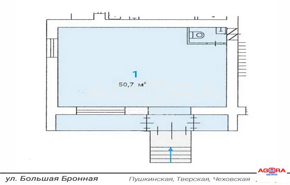 Продажа торгового помещения, м. Пушкинская, ул. Бронная Б. - Фото 3