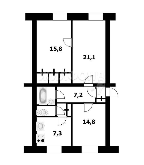 Продажа квартиры, Новосибирск, ул. Чаплыгина - Фото 26