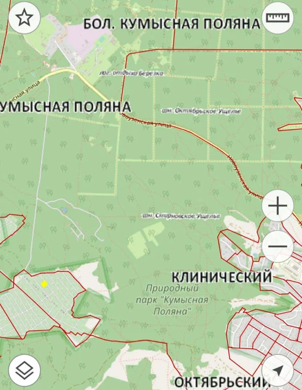 Карта кумысной поляны