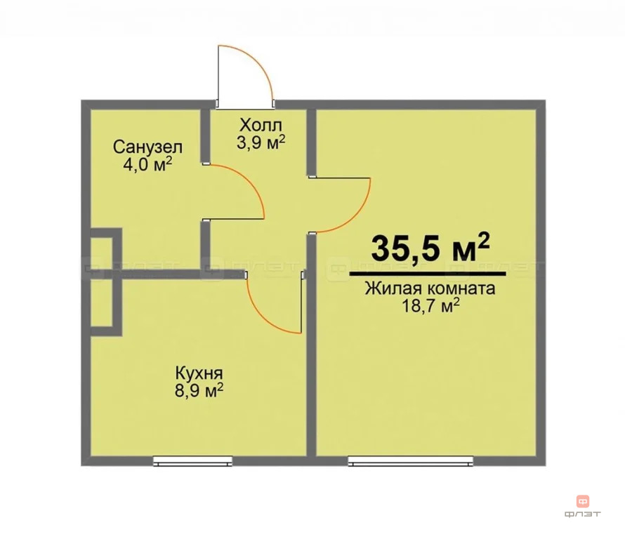 Продажа квартиры, Куюки, Пестречинский район, 22-й Квартал - Фото 8