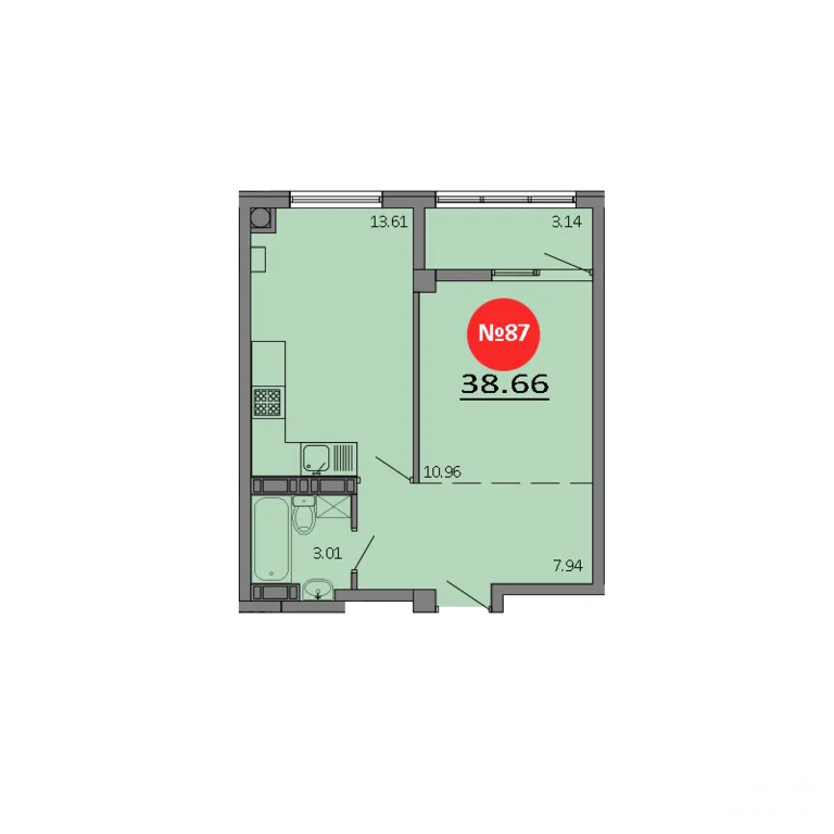 Продажа квартиры в новостройке, Белоглинка, Симферопольский район, ... - Фото 2