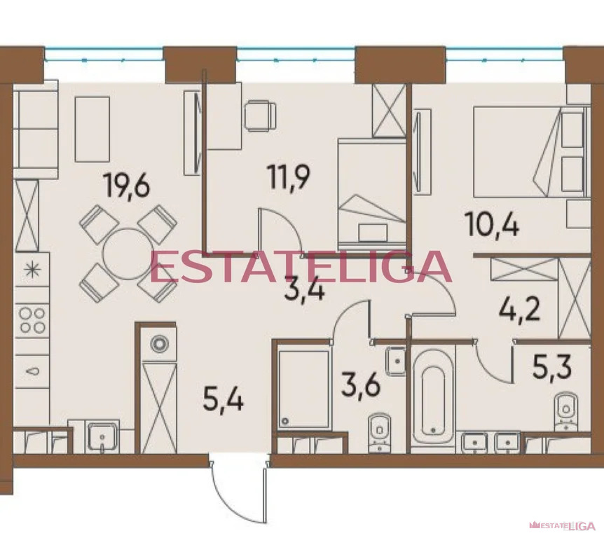 Аренда квартиры, ул. Нижние Мневники - Фото 12