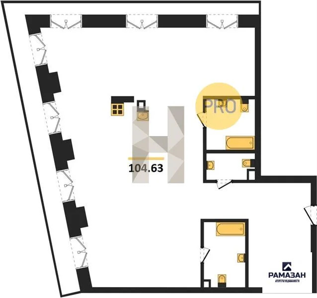 Продажа квартиры в новостройке, Казань, Дулата Али ул. - Фото 1