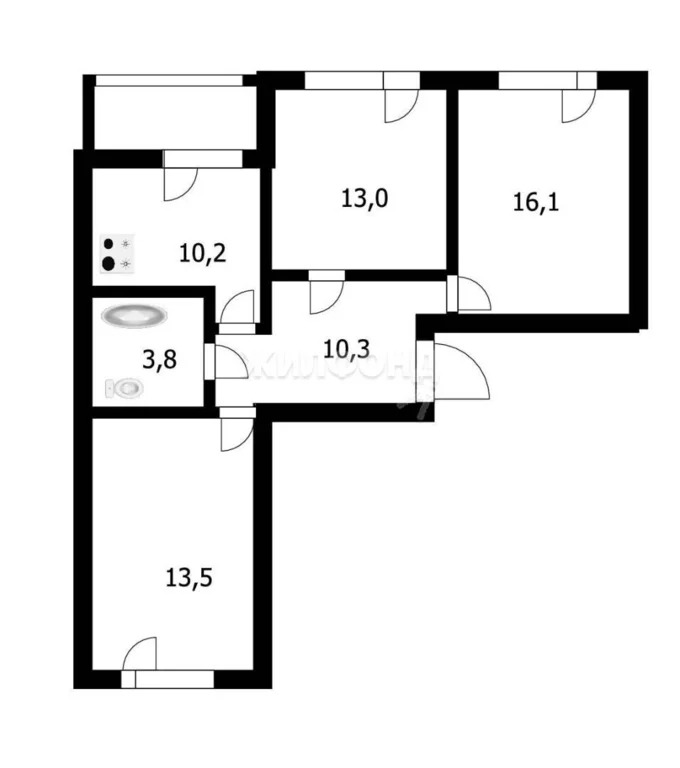 Продажа квартиры, Новосибирск, ул. Кубовая - Фото 16