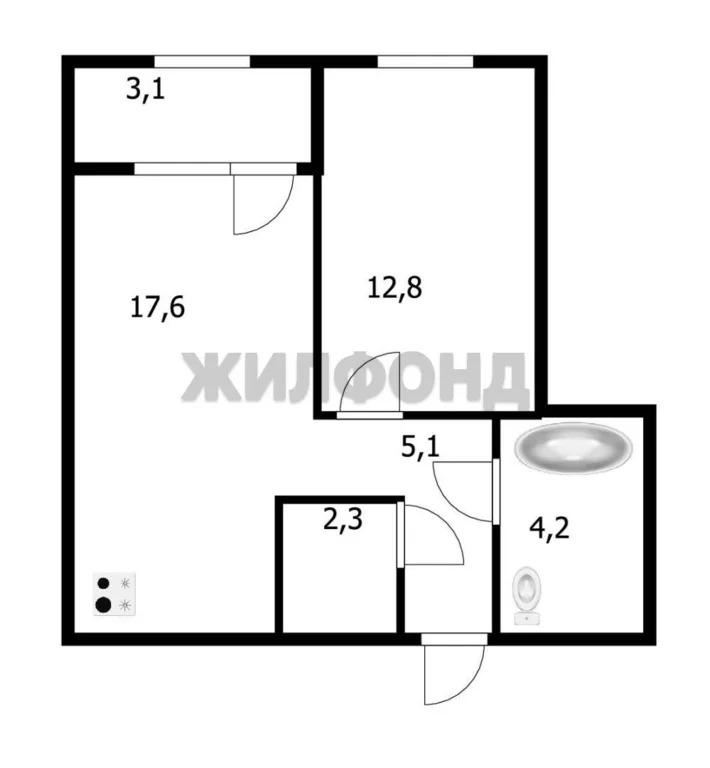 Продажа квартиры, Новосибирск, Ясный Берег - Фото 14