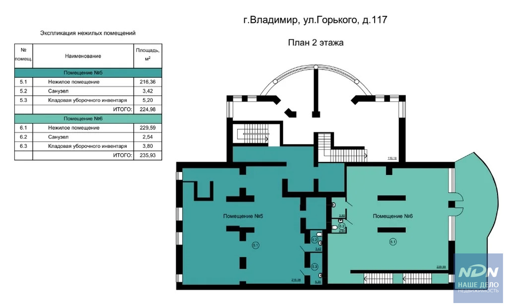 Помещение свободного назначения, 511.1 м - Фото 0