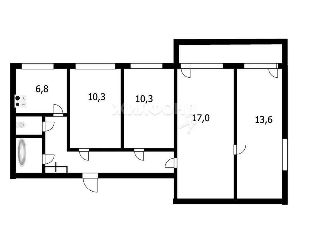 Продажа квартиры, Новосибирск, ул. Выборная - Фото 17