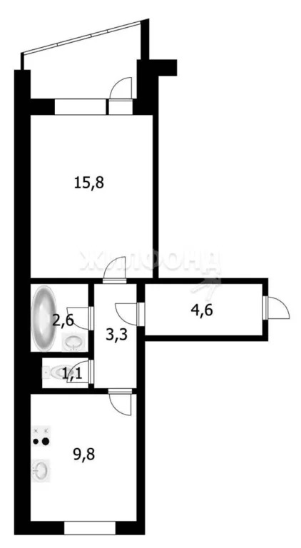 Продажа квартиры, Новосибирск, ул. Титова - Фото 22