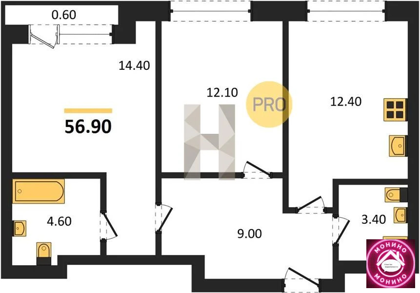 Продажа квартиры в новостройке, м. Терехово, ул. Нижние Мневники - Фото 0