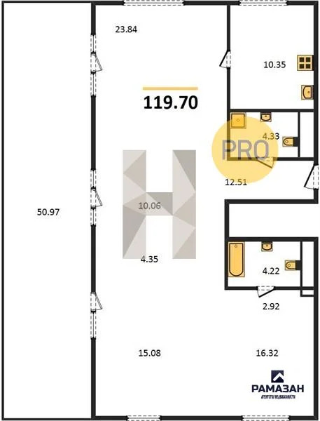 Продажа квартиры в новостройке, Казань, м. Суконная слобода, ул. ... - Фото 1