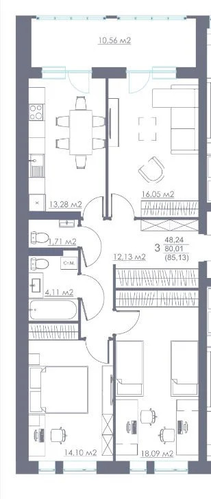 Продажа квартиры, Нежинка, Оренбургский район, Фестивальная улица - Фото 10