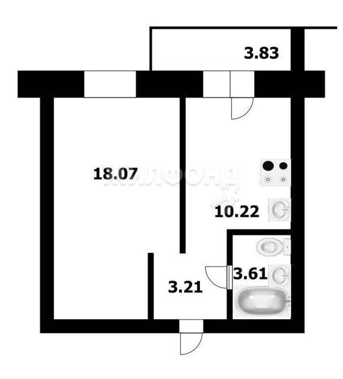 Продажа квартиры, Каменка, Новосибирский район, микрорайон Олимпийской ... - Фото 7