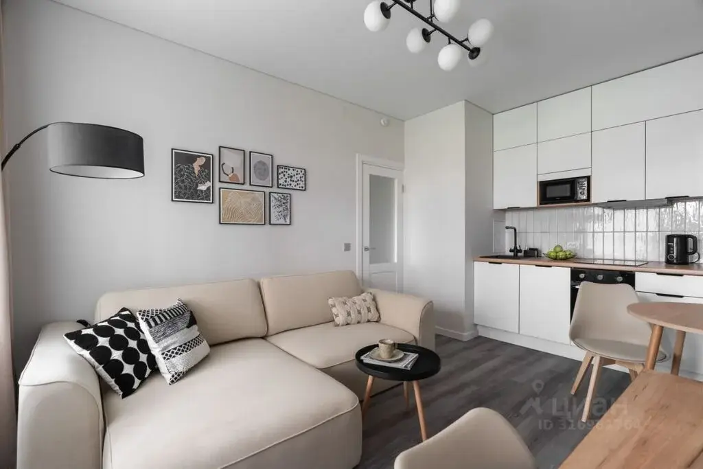 Снять однокомнатную квартиру 31.6м Пулковское ш., 95к3, ... - Фото 49
