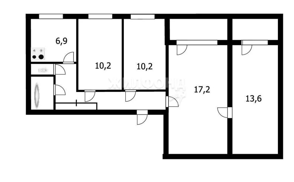 Продажа квартиры, Новосибирск, ул. Каунасская - Фото 15