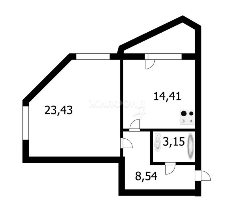 Продажа квартиры, Новосибирск, ул. Вилюйская - Фото 12