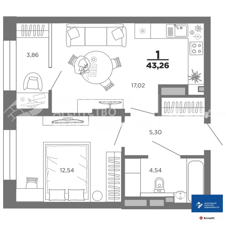 Продажа квартиры, Рязань, жилой дом Нобель - Фото 5