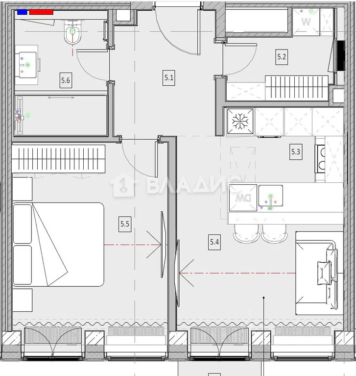 Москва, улица Костикова, д.4к1, 2-комнатная квартира на продажу - Фото 14