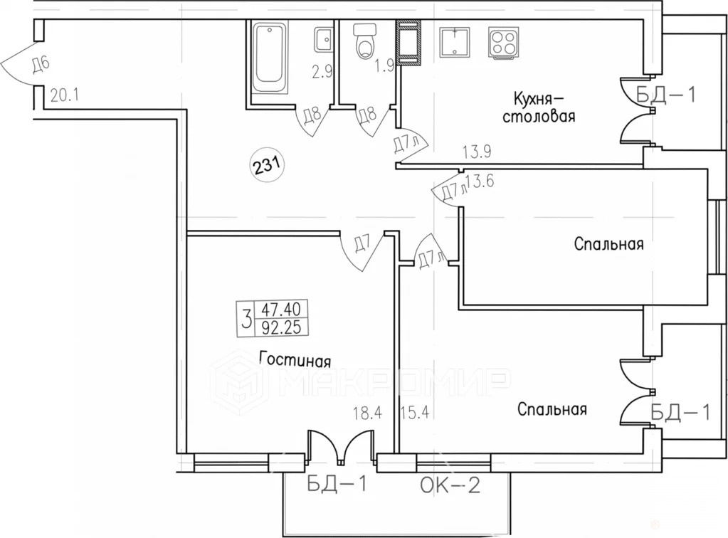 Продажа квартиры, м. Лиговский проспект, ул. Днепропетровская - Фото 0