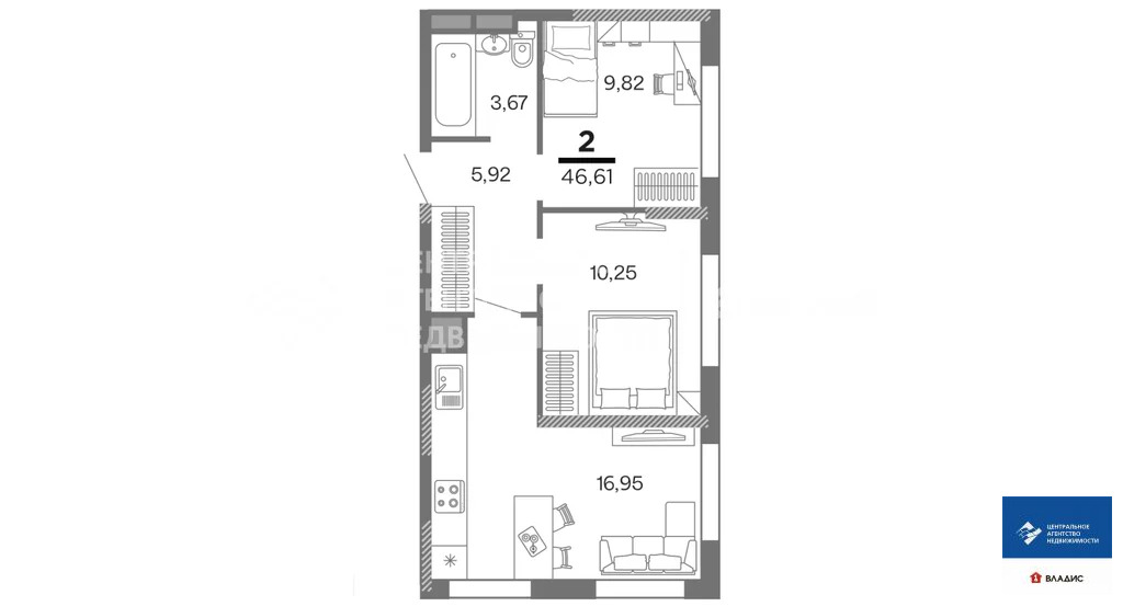 Продажа квартиры, Рязань, жилой комплекс Метропарк - Фото 4