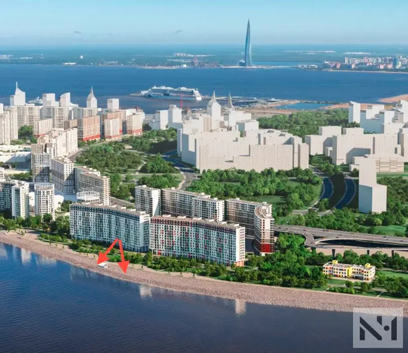 Видовая евро 2ккв в ЖК бизнес класса на во! - Фото 1