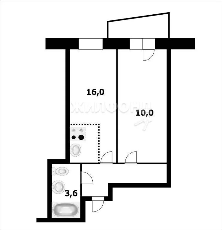 Продажа квартиры, Октябрьский, Мошковский район, Согласия - Фото 15