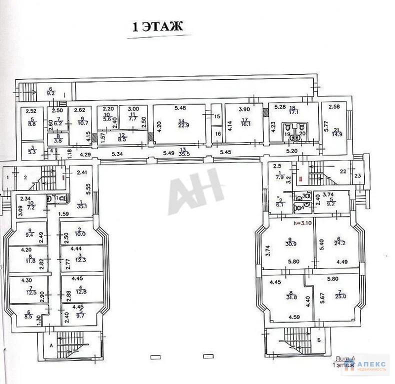 Аренда офиса 1474 м2 м. Профсоюзная в особняке в Академический - Фото 1