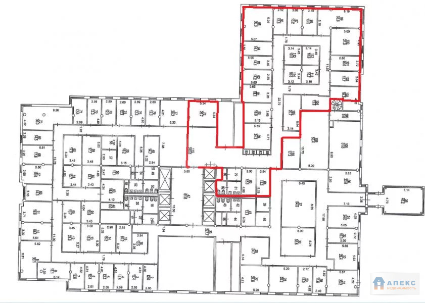 Аренда офиса 720 м2 м. Смоленская ФЛ в бизнес-центре класса А в Арбат - Фото 3