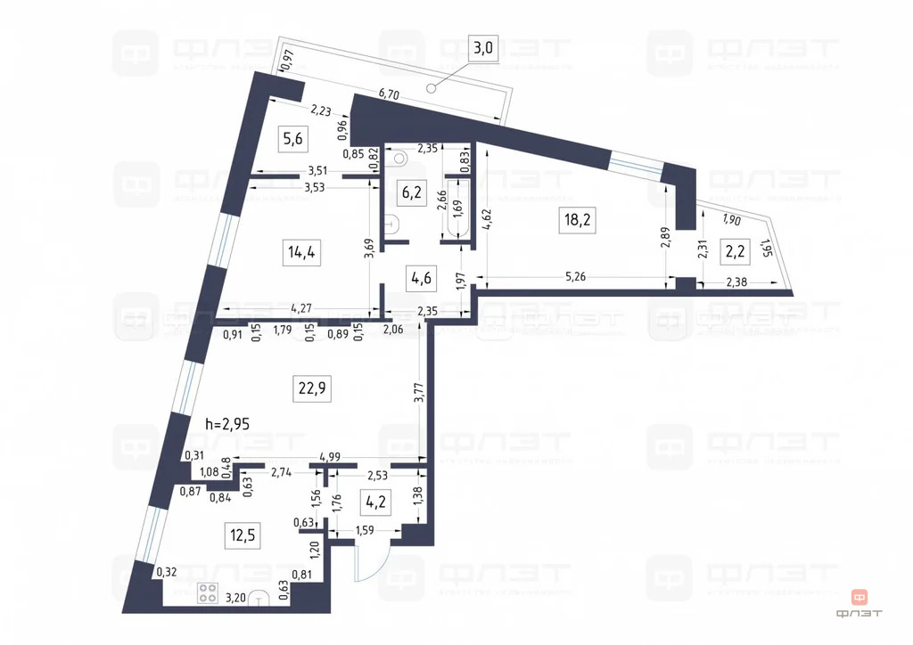 Продажа квартиры, Казань, ул. Абубекира Терегулова - Фото 27