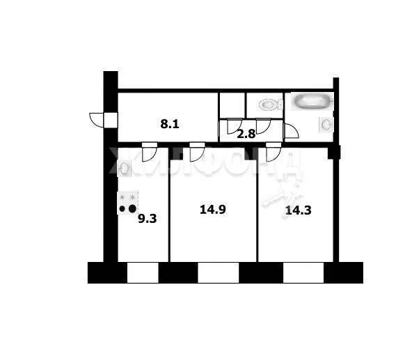 Продажа квартиры, Новосибирск, Звёздная - Фото 15