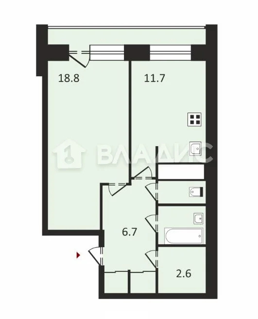 Москва, Большая Академическая улица, д.20Б, 1-комнатная квартира на ... - Фото 9