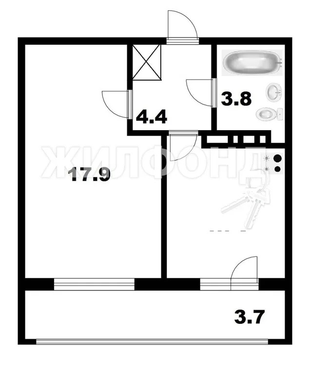 Продажа квартиры, Новосибирск, Ясный Берег - Фото 18